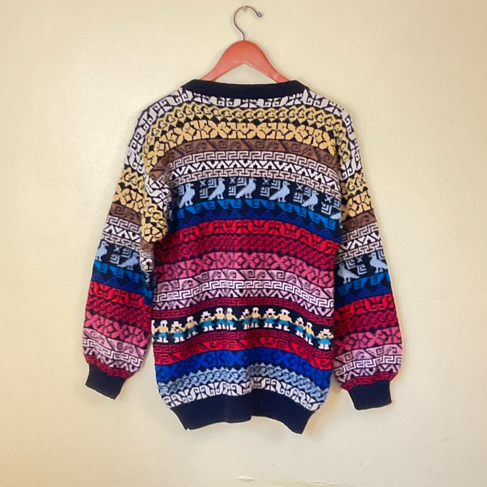 Vintage Wool Sweater, Sz S - Picture 2 of 4